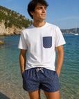 t-shirt in cotone e costume abbinato