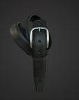cintura 035 pelle camoscio saldata con stampo carbon