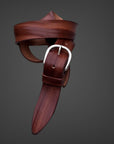 cintura 035 in pelle stropicciata a mano