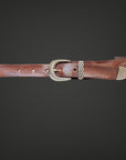 Cintura 030 treccia pelle VZ1