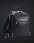 Zaino in pelle design elegant nero Zn1