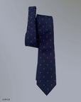 Cravatta uomo cr26-14 corni blu