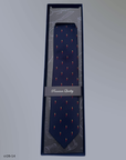 Cravatta uomo cr26-14 corni blu