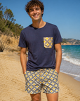 t-shirt in cotone e costume abbinato