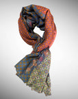 Sciarpa sc-26-56 fantasia multicolore vista prodotto