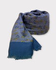 sciarpa fantasia fiore grey