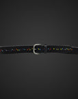 Cintura 035mm in Cuoio Borchiata multicolor st9 M