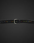 Cintura 035mm in Cuoio Borchiata multicolor st9