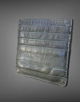 Portacarte in pelle lavata vintage TAUPE