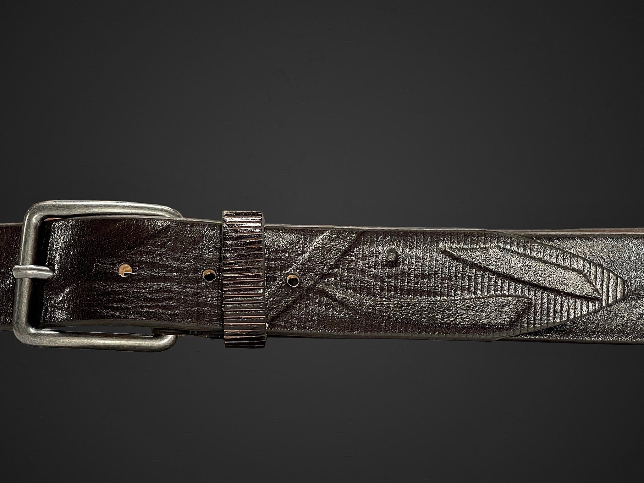 Cintura 035mm stropicciata a mano con aggiunta di stampo a segni japan