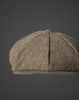 Copia del cappello basco in tessuto fantasie  peaky blinders medium bej