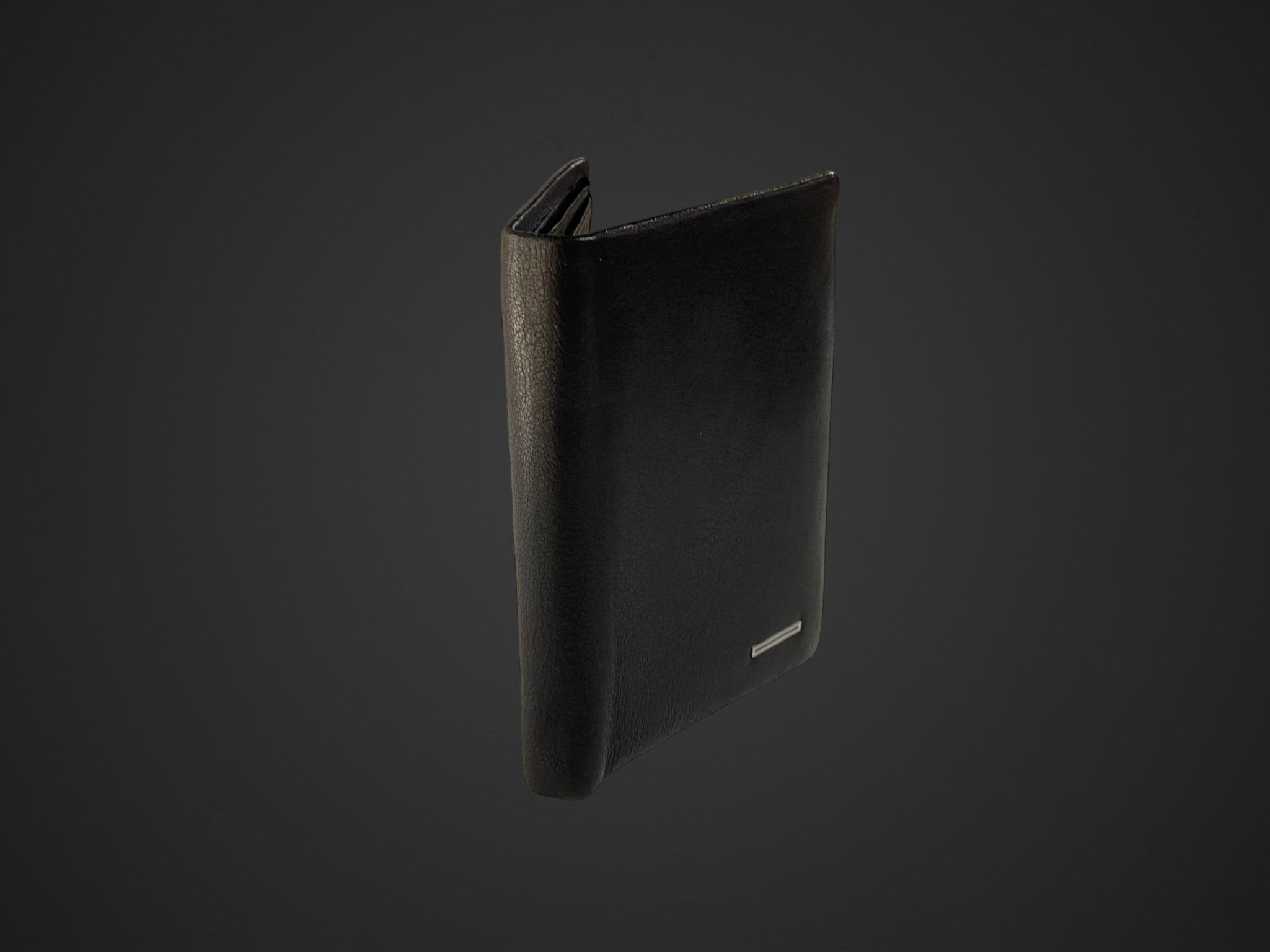 Portafoglio uomo 100% pelle modello soft leather black vertical
