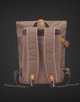 zaino canvas e pelle stile adventure zn15