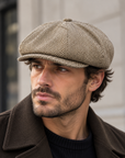 cappello basco in tessuto fantasie  peaky blinders spigato beije