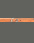 cintura cuoio 025mm con passantini
