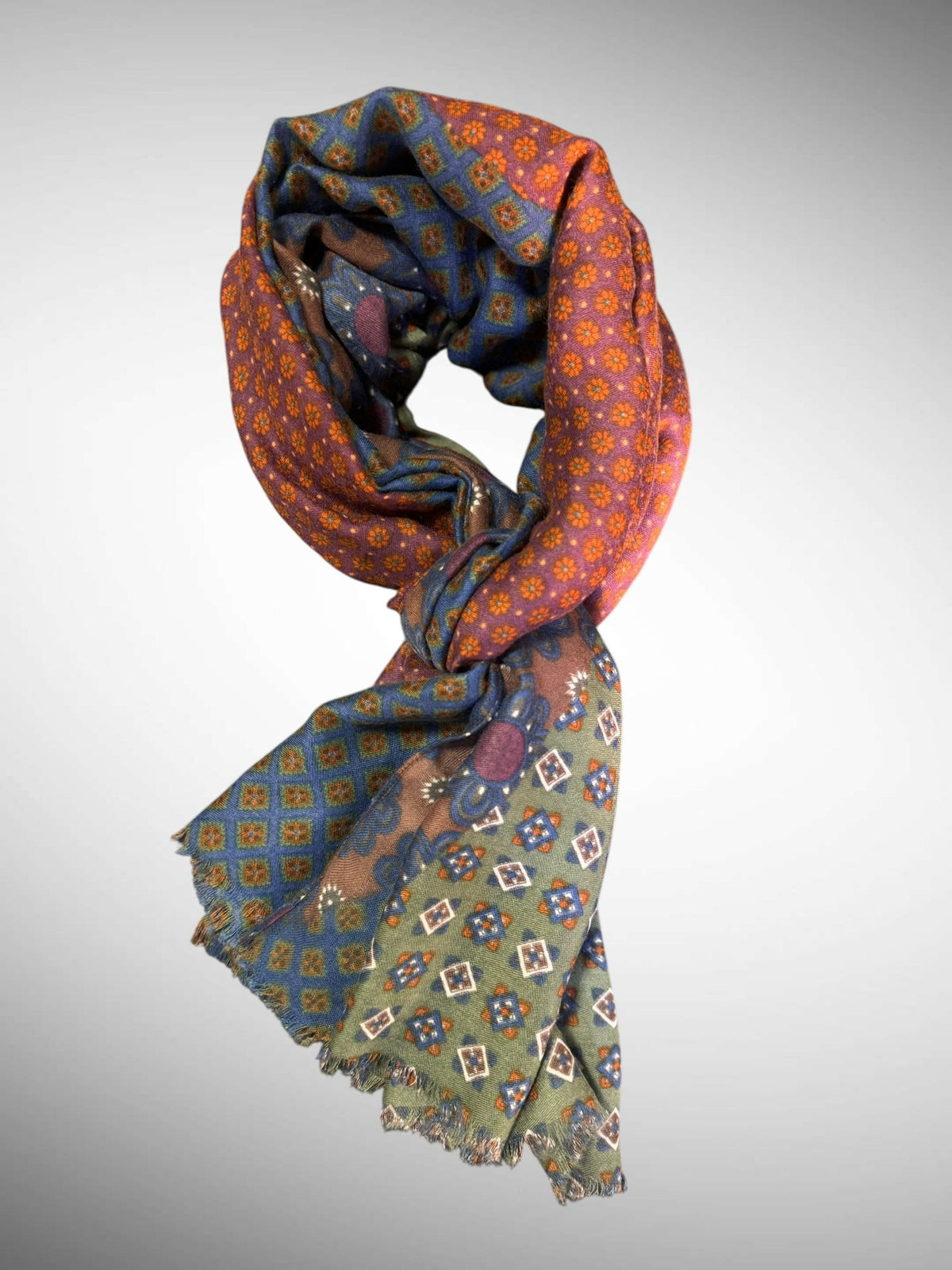 Sciarpa sc-26-56 fantasia multicolore vista prodotto