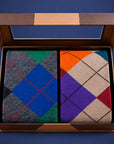 Calzini gift Vicoliventi Argyle CL26-42 CL26-43, confezione aperta
