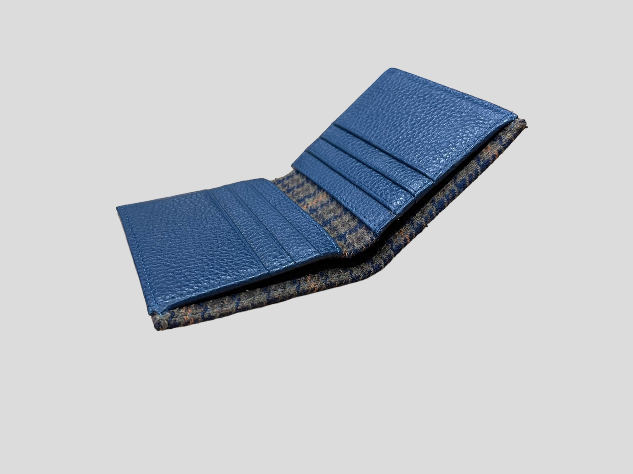 Pylônes Portafoglio Da Viaggio Colibrì: Tessuto Rivestito Blu, 19x11 Cm, Con 12 Scomparti Per Carte E Tasche