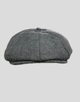 Match color guanto spigato con sciarpa e cappello in match spigato grey