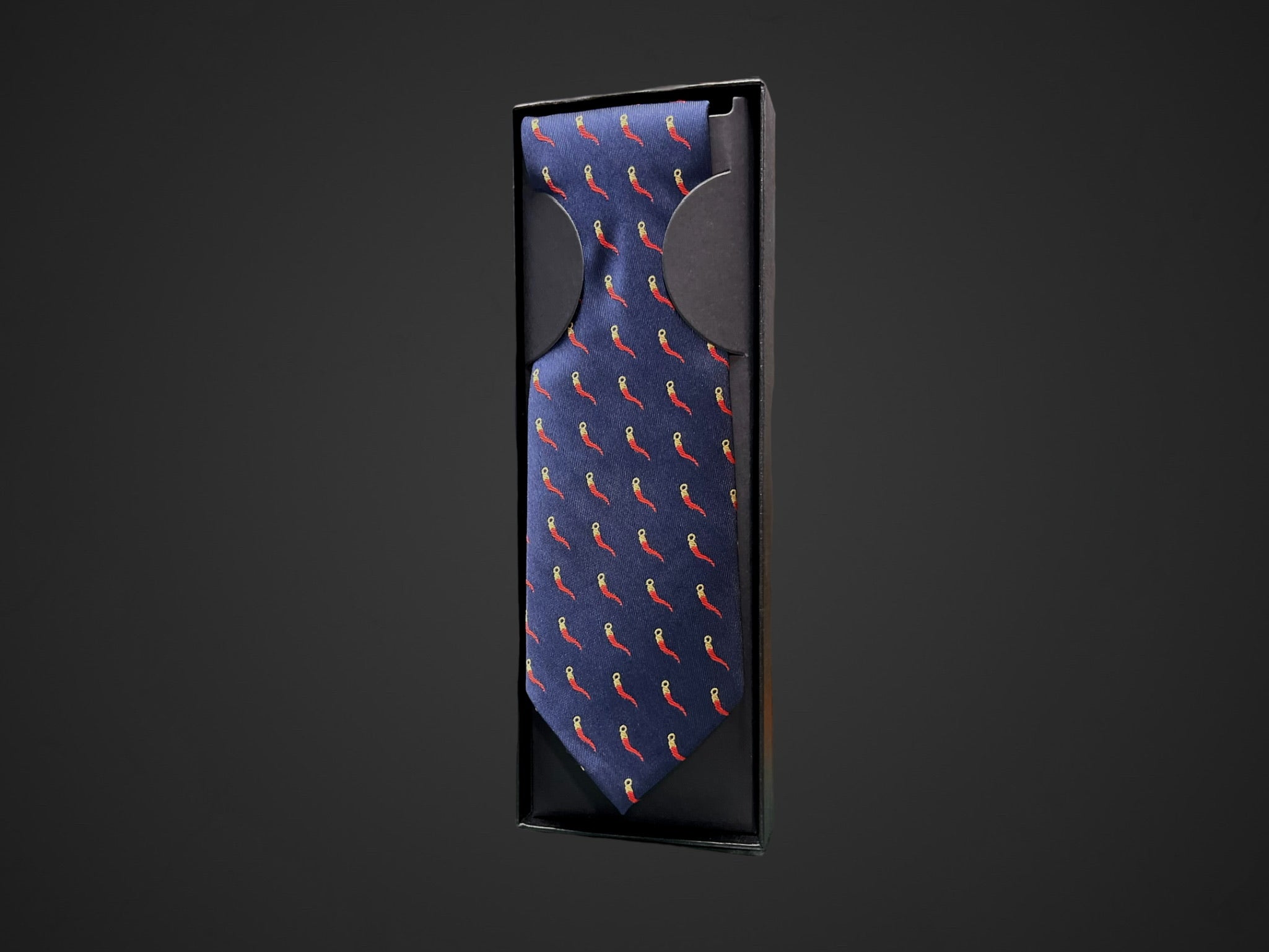 kit regalo scaramantico cravatta  gemelli e pantofole